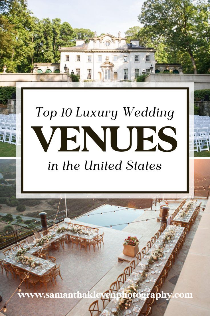 Learn more about the most popular states to get married in the United States!!! Check out the top luxury wedding venues in these TEN states! Celebrity Wedding Venues, Epic Wedding Venues, Best Wedding Venues In The World, Top Wedding Venues In The Us, Wedding Venues In Usa, Usa Wedding Venues, Coolest Wedding Venues, Wedding Mansion Venues, Unique Places To Get Married