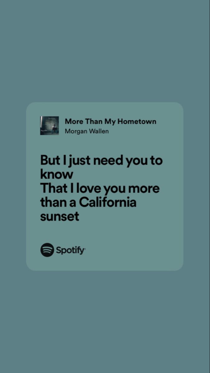 the text reads, but i just need you to know that i love you more than a california sunset