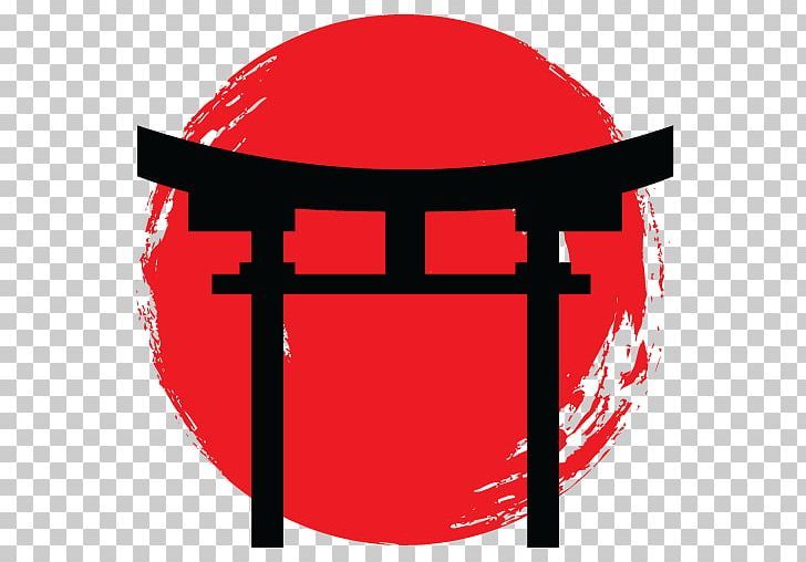 the japanese symbol with red and black paint in front of a sun png clipart