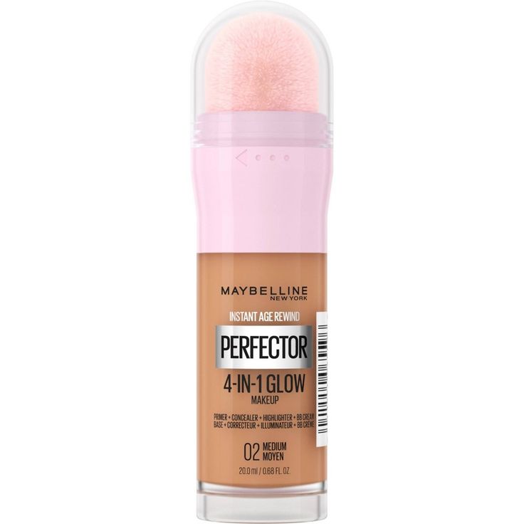 Meet Maybelline New York’s 1st 4-in-1 makeup for a perfected glow look. Instant Perfector Glow gives skin the benefit of four products in one. Get the look of primer, concealer, highlighter and BB cream—all in one easy step. It's an illuminating formula that primes, conceals, highlights, and evens skin tone with light full coverage. This do-it-all makeup has everything you need to perfect your look in an instant! Dr Belongings, Makeup Ulta, Affordable Beauty Products, Maybelline Instant Age Rewind, Maybelline Lash Sensational, Glow Makeup, Skin Undertones, Makeup Wishlist, Age Rewind