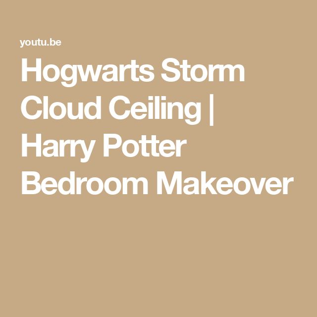 hogwarts storm cloud ceiling i harry potter bedroom makeover with text overlay