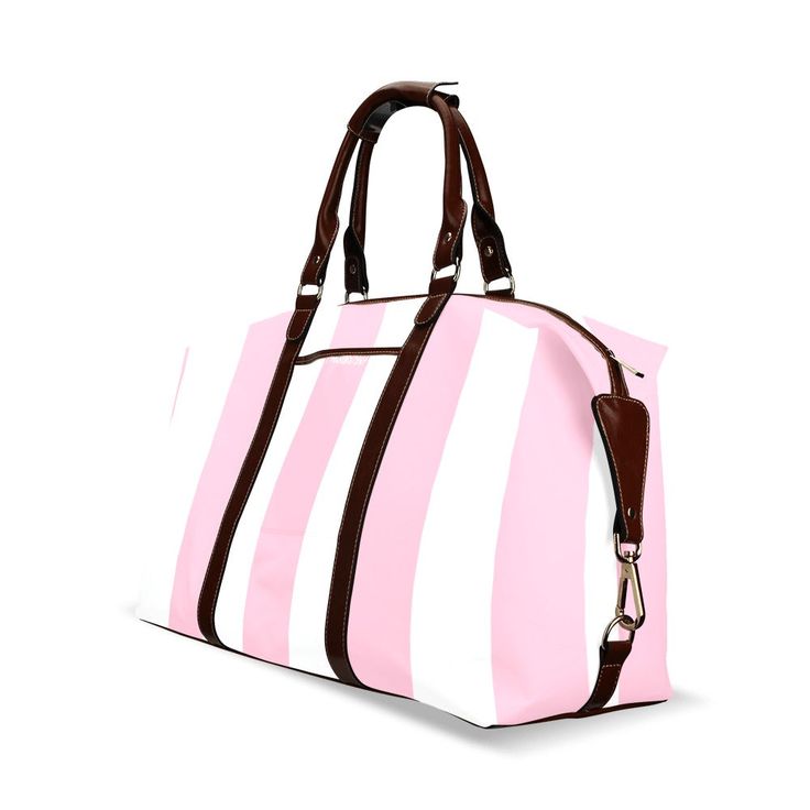 ☆ Add a touch of vintage charm to your adventures with the Coastal Cabana - Pink Bag! Featuring a light pink and white striped pattern, this bag embodies the elegance of the 1930s while providing modern durability and functionality. Made from water-resistant material, it keeps your belongings safe and dry. The spacious main compartment holds all your travel essentials, while the internal pocket offers convenient storage for smaller items. ☆ Perfect for beach days or urban explorations, the Coast Sport Bikinis, Swim Brief, Urban Exploration, Beach Shorts, Throw Pillow Cases, Travel Collection, Hoodie Top, Mens Bottom, Pink Bag