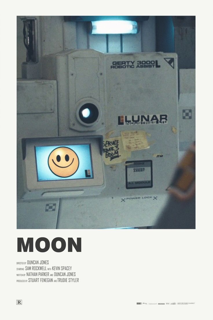 an advertisement for lunar with a smiley face on the screen