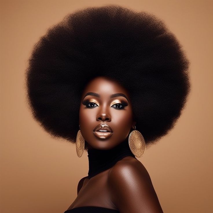 Afro Hairstyles Photoshoot, Afro Hairstyle Photoshoot Ideas, Afro Costume Halloween, Afro Hair Photoshoot, African Beautiful Women, Black Models Posing, Afro Photoshoot Black Women, Face Model Reference, Afro Styles Hairstyles