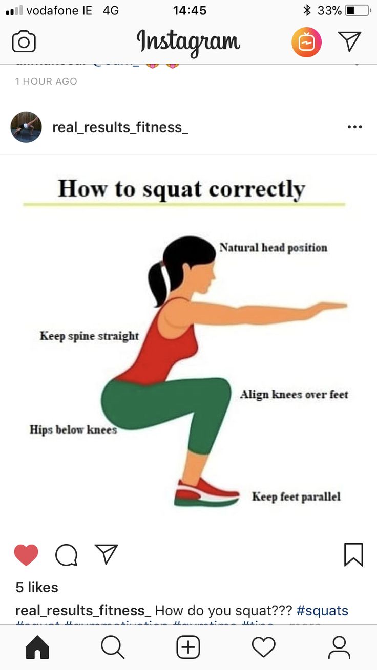 an image of a woman doing squats on her stomach with the caption how to squat correctly