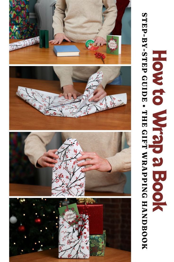 the instructions for how to make a wrapping paper gift box from scratchsticks and glue