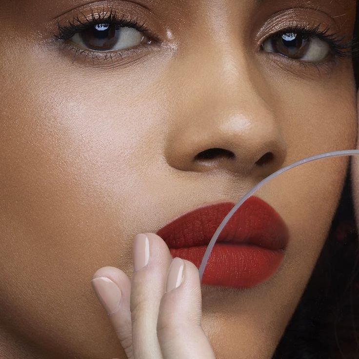 The Best Red Lipsticks for Brown Complexions | The Everygirl Maybelline Red Lipstick, Revlon Red Lipstick, Blue Red Lipstick, Mac Red Lipsticks, Lipstick On Brown Skin, Red Lipstick Looks, Lipstick Dark Red, Red Lipstick Matte, Best Red Lipstick