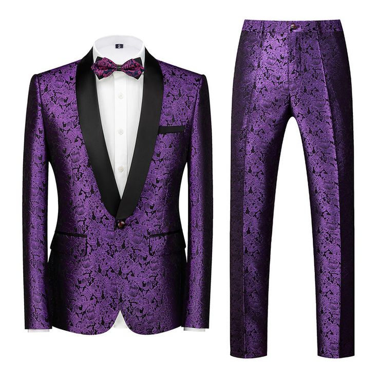 Dark Purple Tuxedo Tuxedo Suit For Men, Mens Casual Suits, Prom Tuxedo, Boutique Business, Purple Suits, Slim Fit Blazer, Party Suits, Slim Fit Blazers, Tuxedo Suit