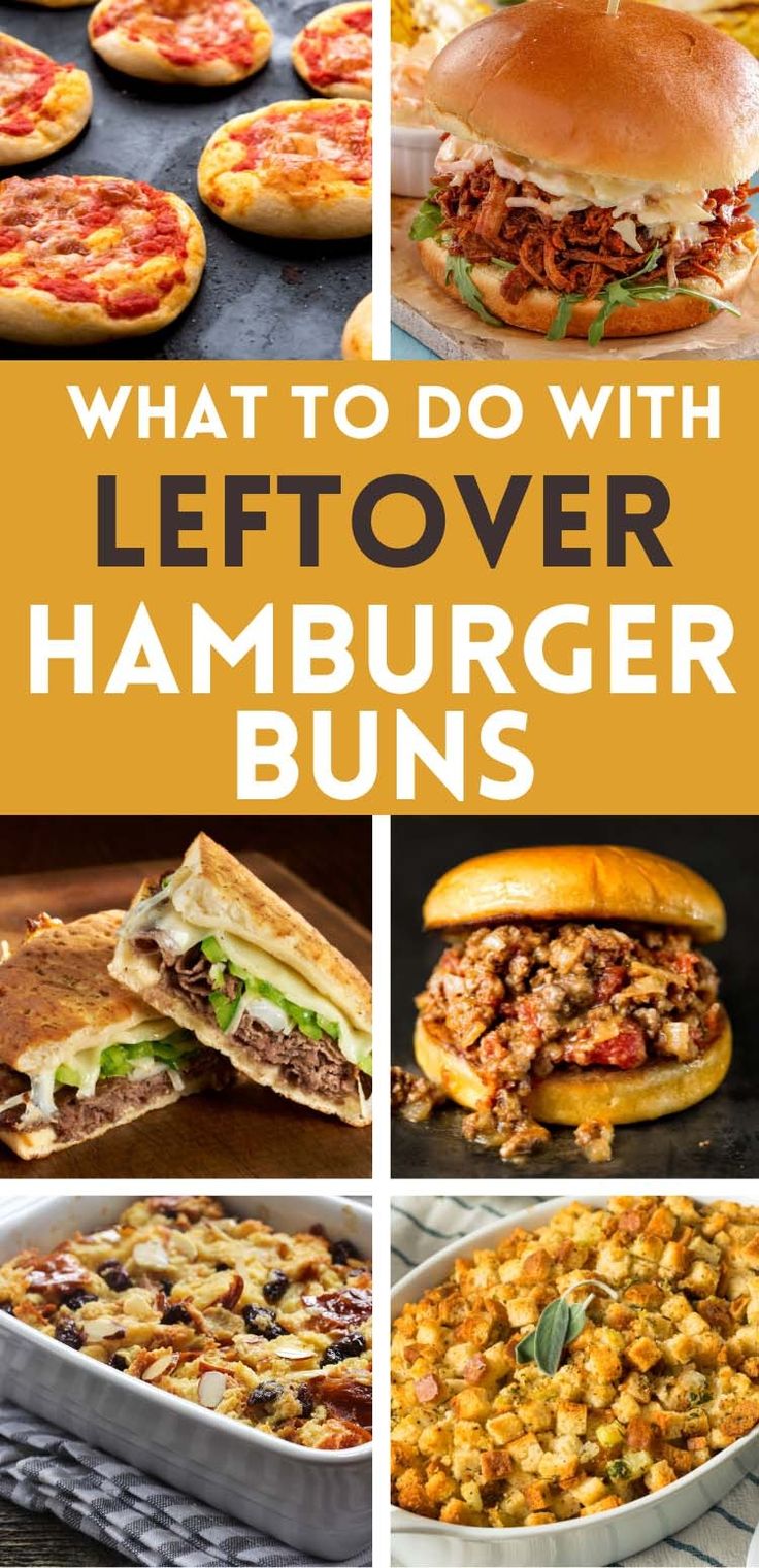 what to do with leftover hamburger buns