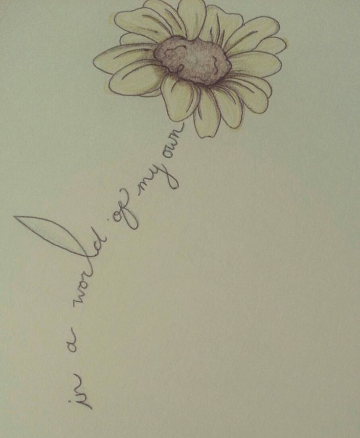 a drawing of a sunflower with the words i love you mom on it