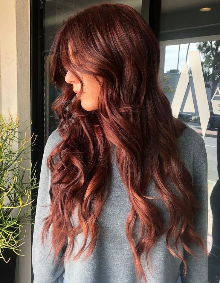 50 Dainty Auburn Hair Ideas to Inspire Your Next Color Appointment - Hair Adviser Auburn Hair Color, Auburn Highlights, Red Brown Hair, Auburn Hair, Haircuts For Long Hair, Reddish Brown, Red Brown, Auburn, Hair Ideas