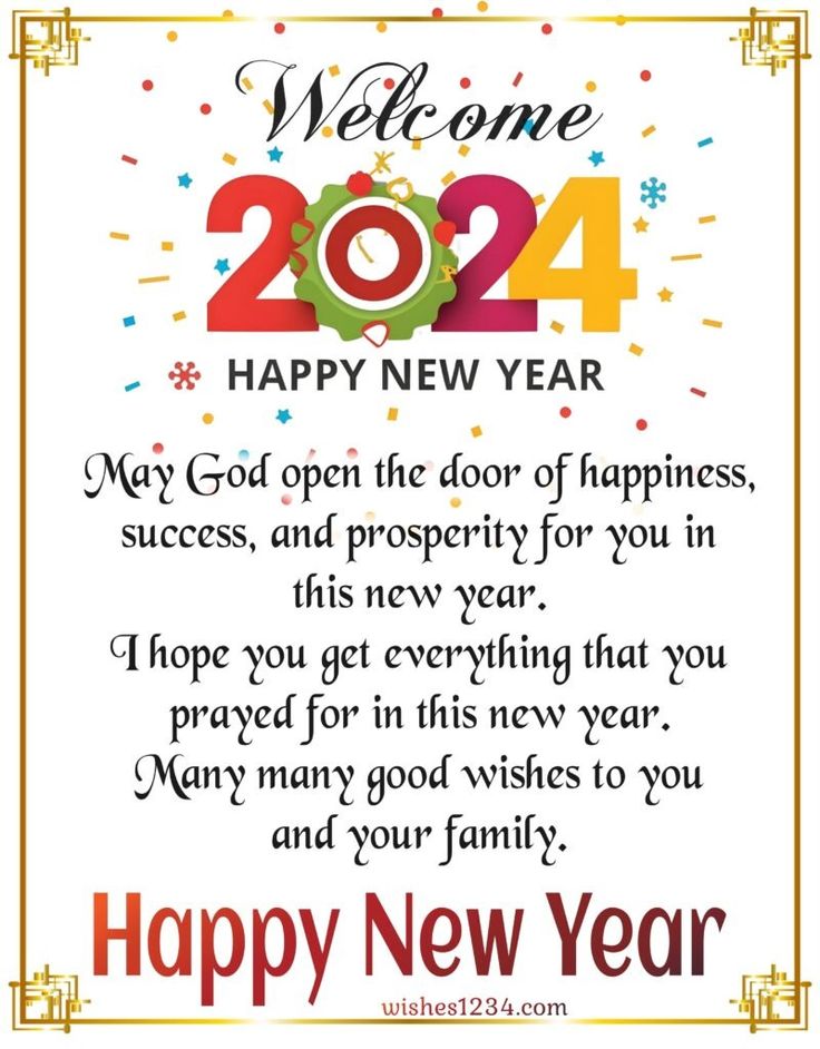 a happy new year card for someone