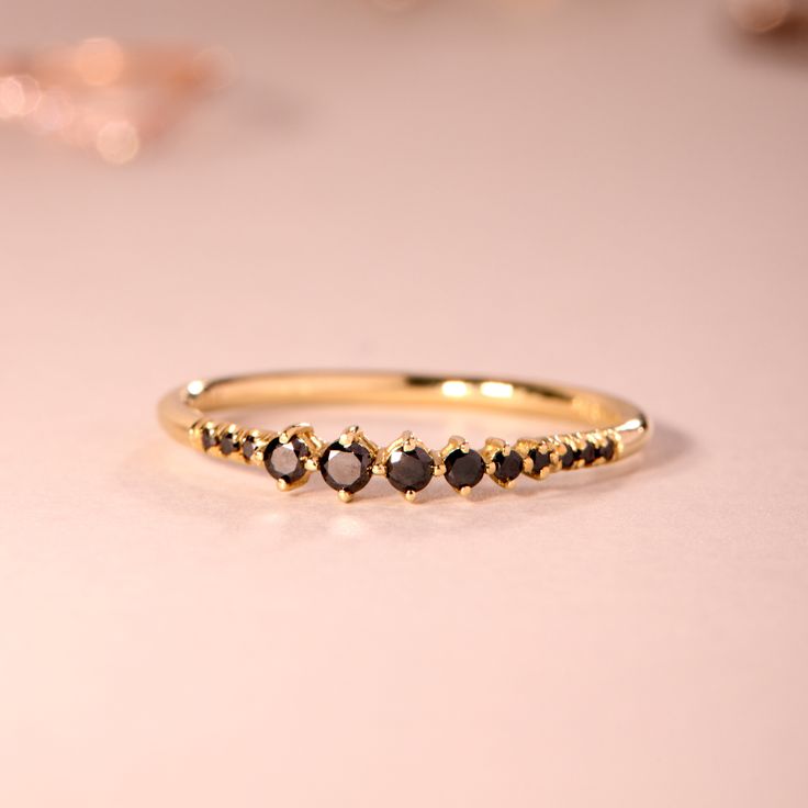 Black Diamond Dim Ring | Catbird Elegant Yellow Gold Ring With Black Spinel, Elegant Yellow Gold Rings With Black Spinel, Elegant Rose Gold Ring With Black Diamonds, Elegant Rose Gold Rings With Black Diamonds, Elegant Gold Ring With Black Spinel, Elegant Gold Rings With Black Spinel, Elegant Yellow Gold Rings With Black Diamonds, Black Diamond Ring With Black Spinel, Elegant 14k Gold Rings With Black Diamonds