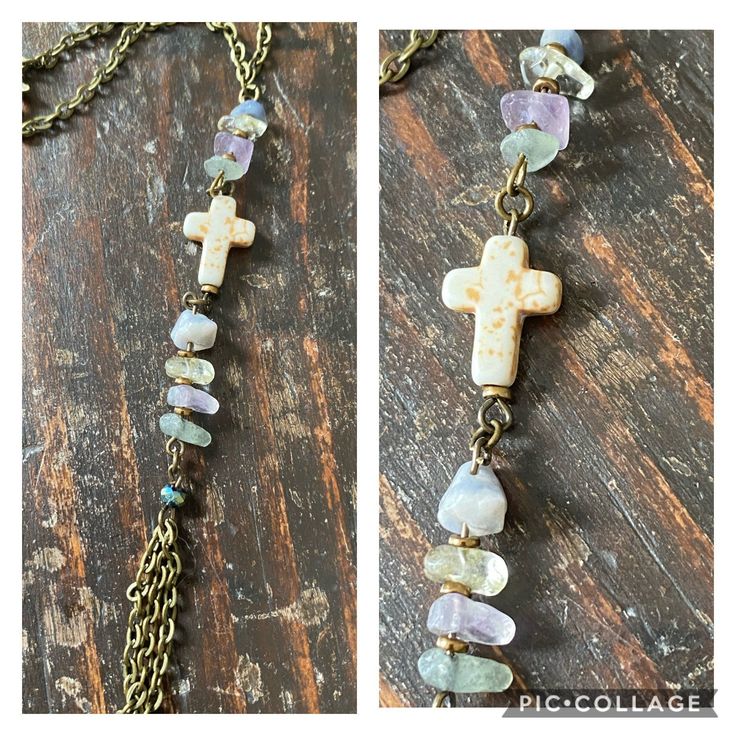 "I created this charm using a cream stone cross bead, blue sodalite, citrine, amethyst & aventurine gemstone chips. We spend so much time in a our vehicles Most of us even choose a special name for our cars These rear view mirror beads will add a little character & charm to our buddies! Let's keep every ride beautiful & safe Perfect gift for anyone!! rear view mirror car charm 🚘 (fits standard rear view mirror....bar attachment to the windshield is on the back of the mirror) or dress up an old Beaded Car Charms Rear View Mirror, Beaded Car Charms, Mirror Bar, Mirror Beads, Gift For Graduate, Car Charms Rear View Mirror, Protective Charms, Cream Stone, Stone Cross