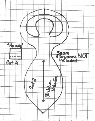 the diagram shows how to draw an object