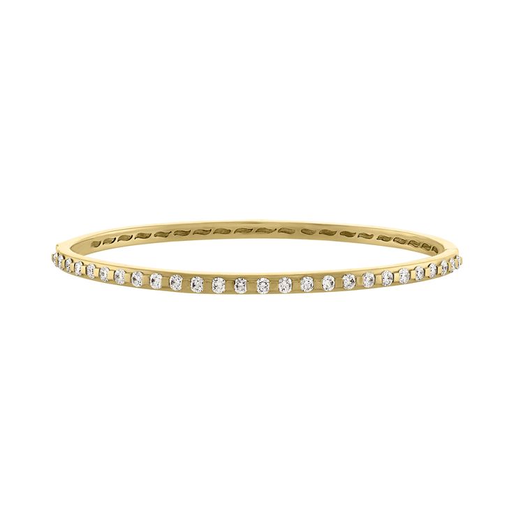 Simplicity at its finest. The Boheme bangle is the perfect addition to any stack. With just diamonds to add texture and dimension, or emerald sapphire, or ruby for a splash of color. This timeless piece won’t disappoint your wrist game. Stackable Diamond Bangle In White Gold, Timeless Diamond Hand Set Bangle, Fine Jewelry Diamond White Bangle With Single Cut Diamonds, Stackable White Gold Bangle With Cubic Zirconia, Modern Stackable Round Diamond Bracelet, Diamond White Stackable Diamond Bracelets, Stackable Diamond Bangle Bracelets, Classic Stackable Bangle Tennis Bracelet, Timeless Stackable Round Bangle