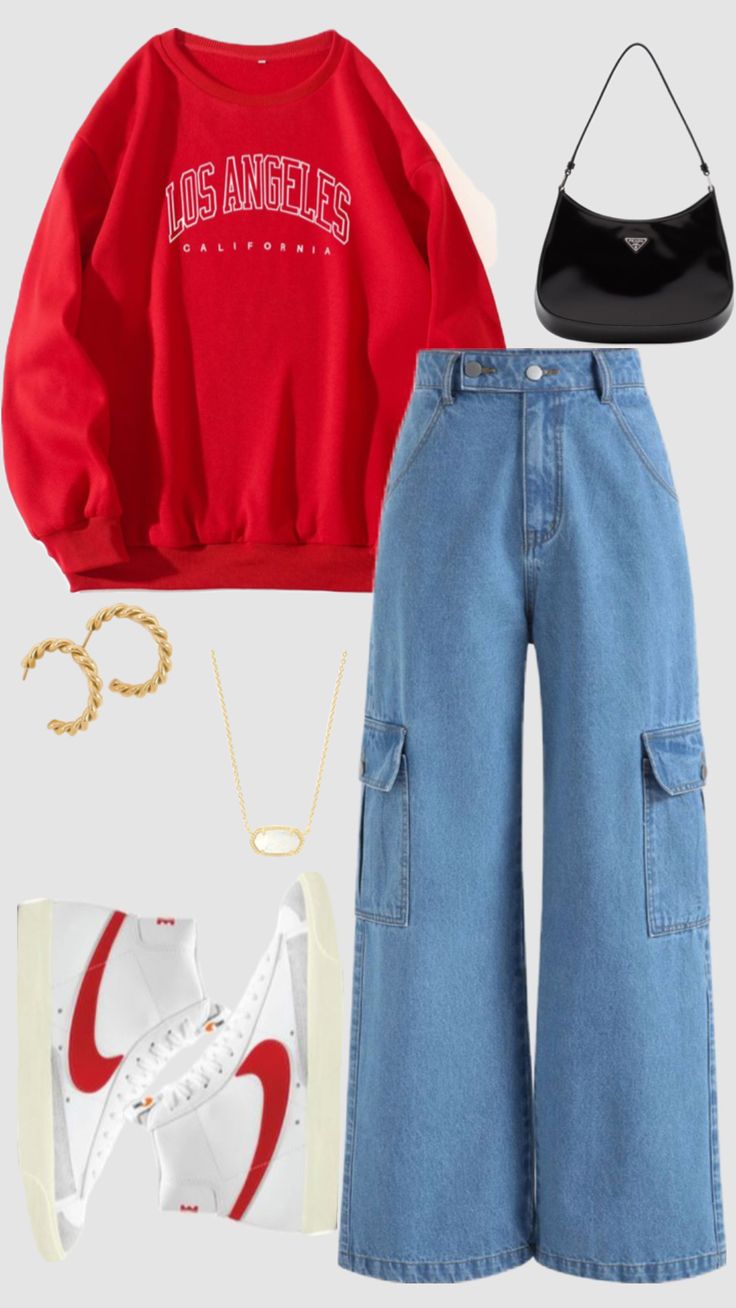 Casual College Outfits, Fashion Top Outfits, Chic Fall Outfits, Casual Preppy Outfits, Trendy Outfits For Teens, Everyday Fashion Outfits, Casual Day Outfits, Quick Outfits, Easy Trendy Outfits