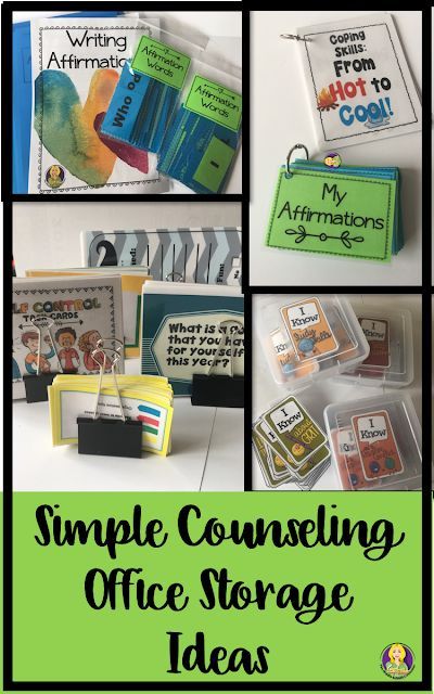 an assortment of office supplies with the words, simple confusing office storage ideas on them