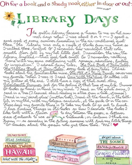 an advertisement for library days with books stacked on top of each other and the text below it