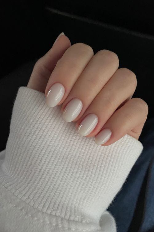 Milky Nails, Subtle Nails, Nail Colors Winter, Simple Gel Nails, Minimal Nails, Work Nails, Casual Nails, Soft Nails, Girls Nails