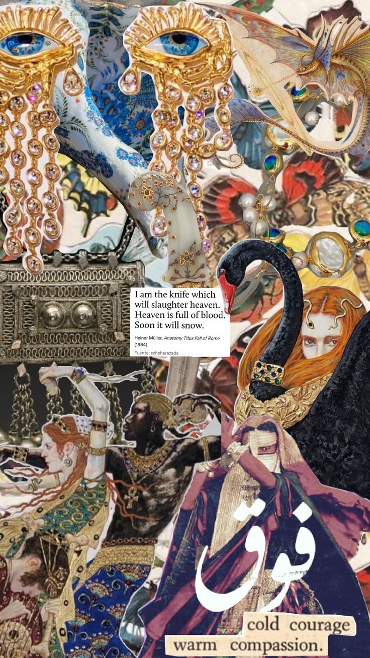 an image of some art work that is collaged together