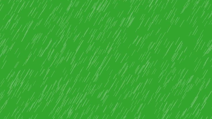 a green background with lots of small drops of water on the floor and in the air