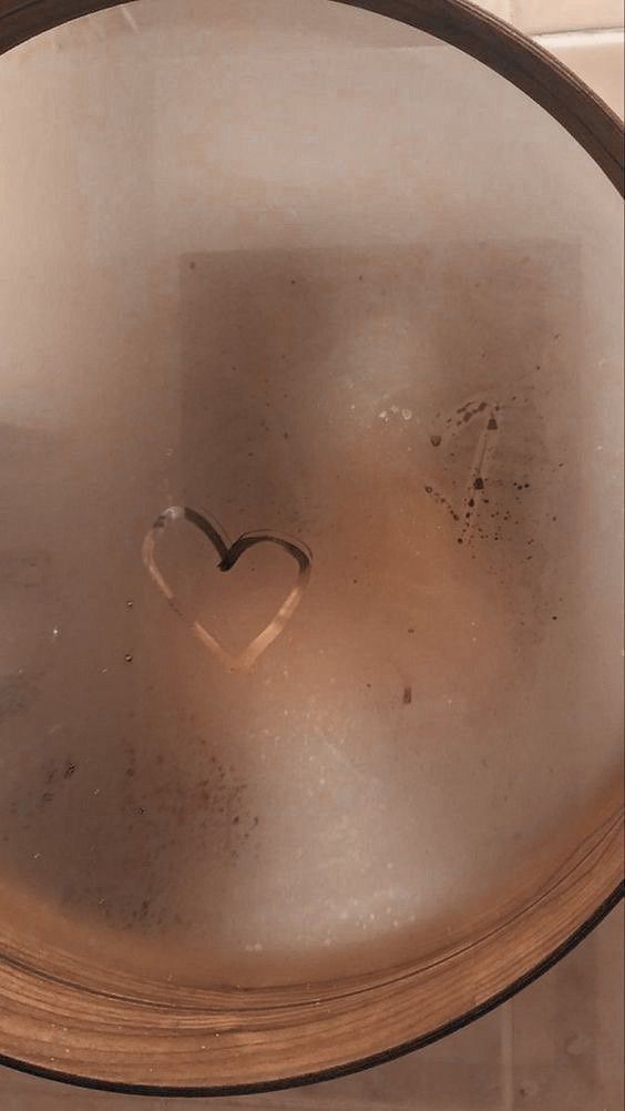 a pot with a heart drawn on it