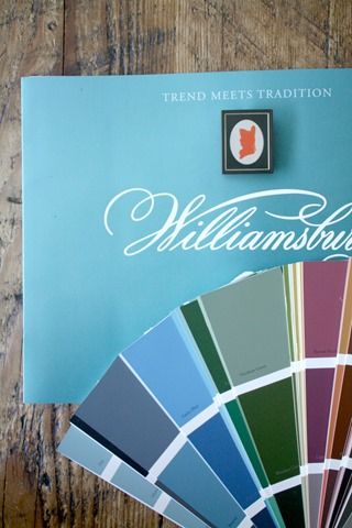 there is a color swatch with the name william sheeler on it