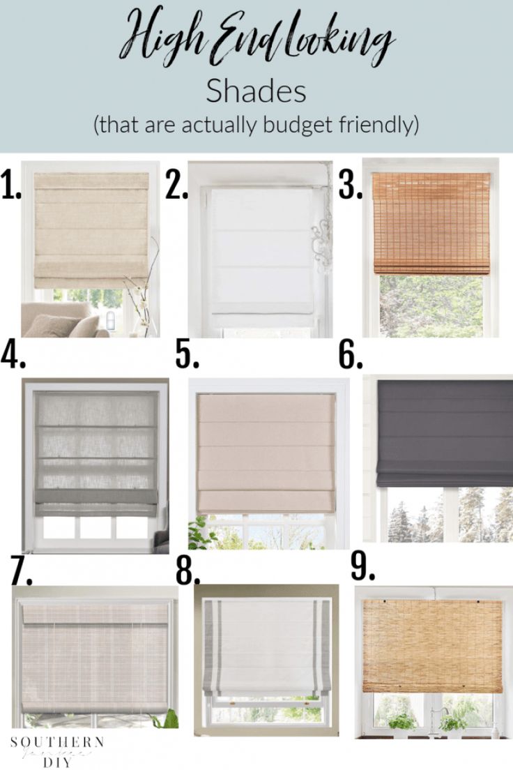 the ultimate guide to choosing shades for your window treatments and blinds in this postcard