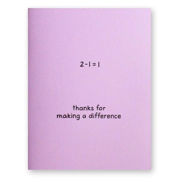 a pink card with the words 2 - 1 - 1 thanks for making a difference