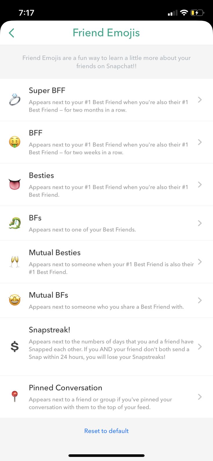 the friends emojs app is open and showing what it's like to be