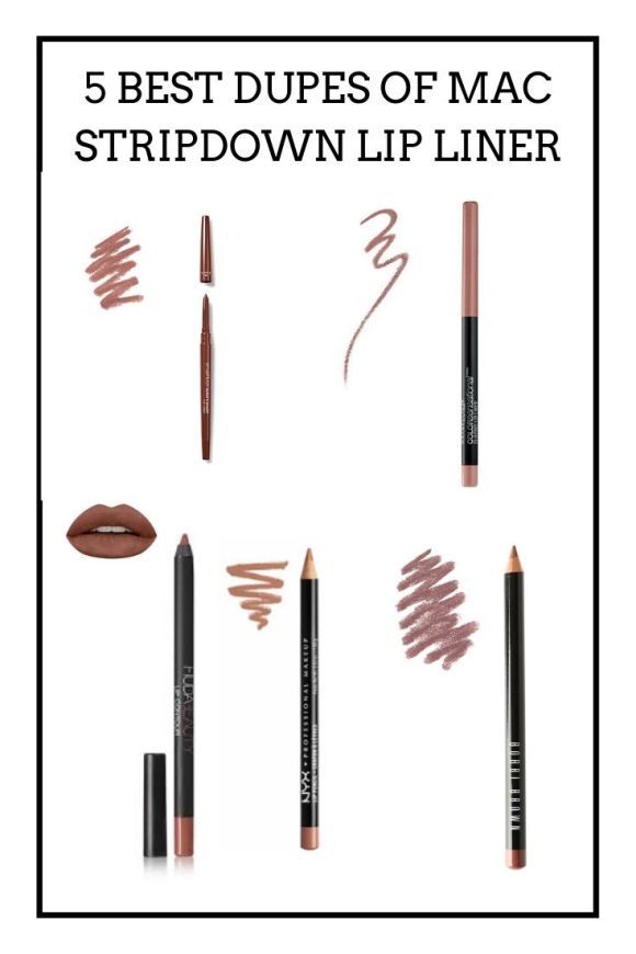 5 Best Dupes of MAC Stripdown Lip Liner I MAC Stripdown Dupe List Velvet Teddy Lip Liner, Mac Stripdown Liner, Mac Stripdown, Best Lip Liner, Lips Liner, Powerful Makeup, Huda Beauty Lip Contour, Best Lip Liners, Nyx Lip Liner