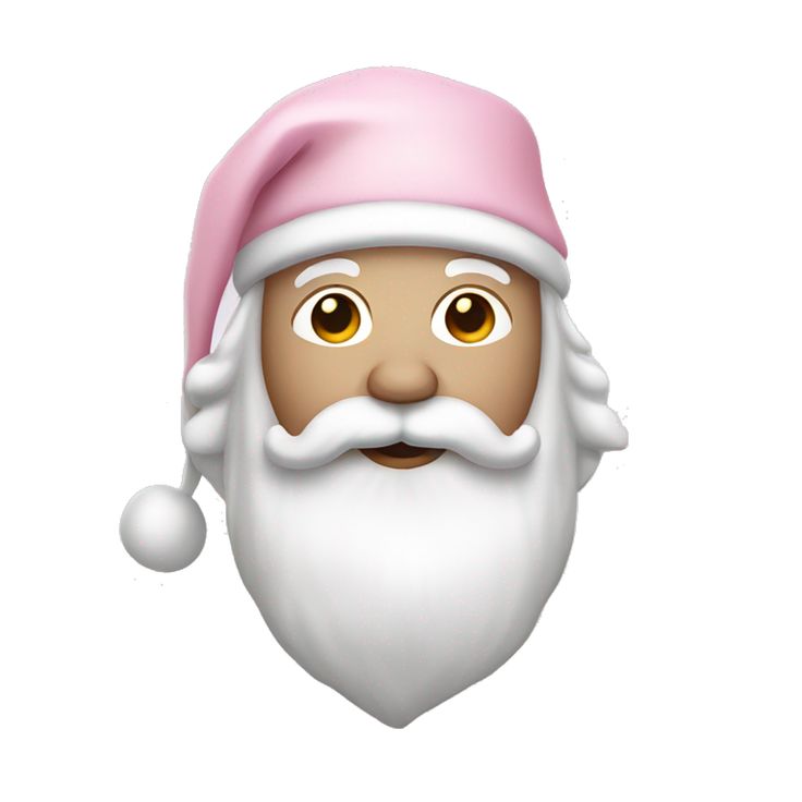 Light Pink Santa with white skin emoji | AI Emoji Generator Iphone Emoji Icons, Cute Ig Stickers, Cute Ios Emoji, Girly Emojis, Ios18 Emoji, Pink Emojis, Ios Emojis, Custom Emojis, Pink Emoji