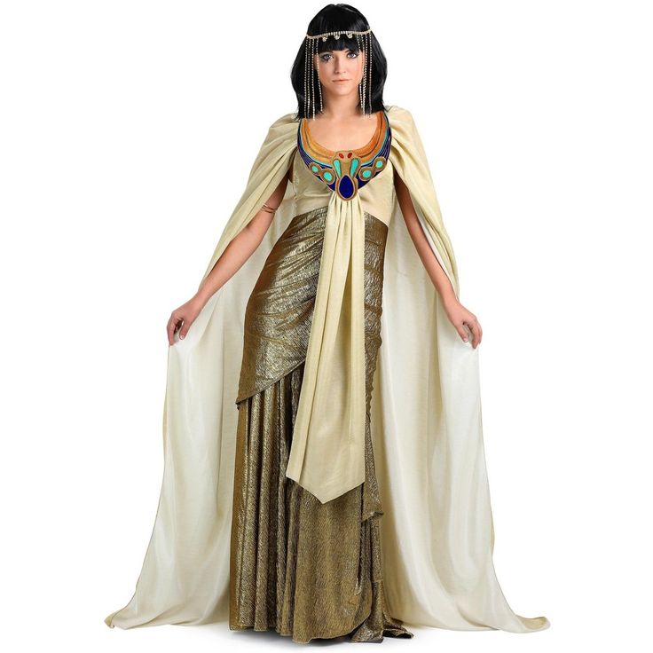 The Fun Costumes Golden Cleopatra CostumeHow does anyone become one of the most iconic, famous, and exotic characters in all human history? How is it possible to channel the creative command and curious confidence of Cleopatra? Well, like all forms of confidence, it comes from within! But you might find that a little help from our Made by Us costumes can help bring it out. Our goal with this costume is to highlight the inner Queen of the Nile and give you the experiences that will have you feeli Cleopatra Fancy Dress, Cleopatra Wig, Cleopatra Halloween, Plus Size Costume, Costume For Women, Plus Size Halloween, Historical Costume, Polyester Dress, Halloween Women