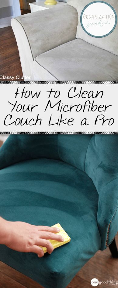 how to clean your microfiber couch like a pro