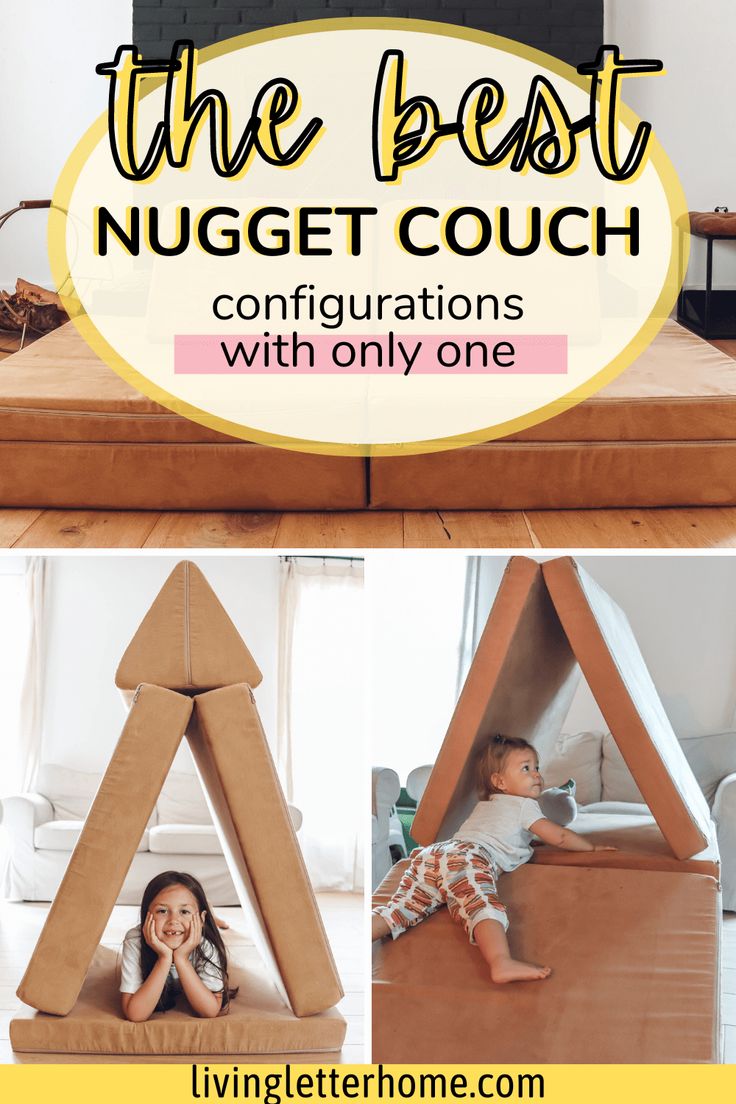 the best nugget couch for babies with only one in it and an easy diy