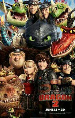 the poster for how to train your dragon 2