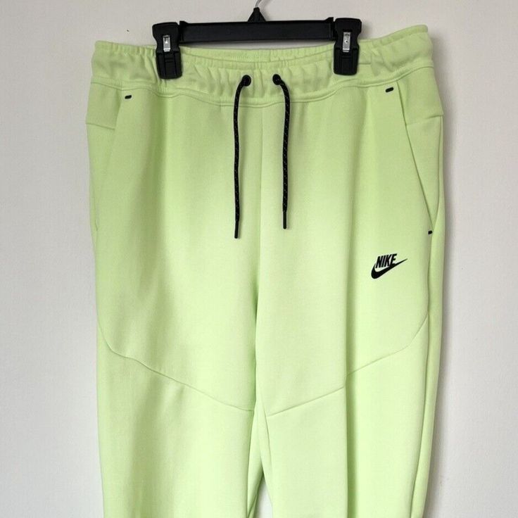 Nike Tech Fleece Joggers Green. Occasion: Activewear Size:M Color:Green Model:Cu4495-303 Style:Jogger Fabric Type:Fleece Product Line:Nike Tech Fleece Green Athleisure Joggers For Winter, Green Nike Activewear For Jogging, Nike Green Activewear For Jogging, Nike Green Athleisure Sweatpants, Green Nike Sweatpants Athleisure, Nike Green Athleisure Joggers, Nike Green Sporty Sweatpants, Green Sportswear Sweatpants, Winter Sports Green Joggers