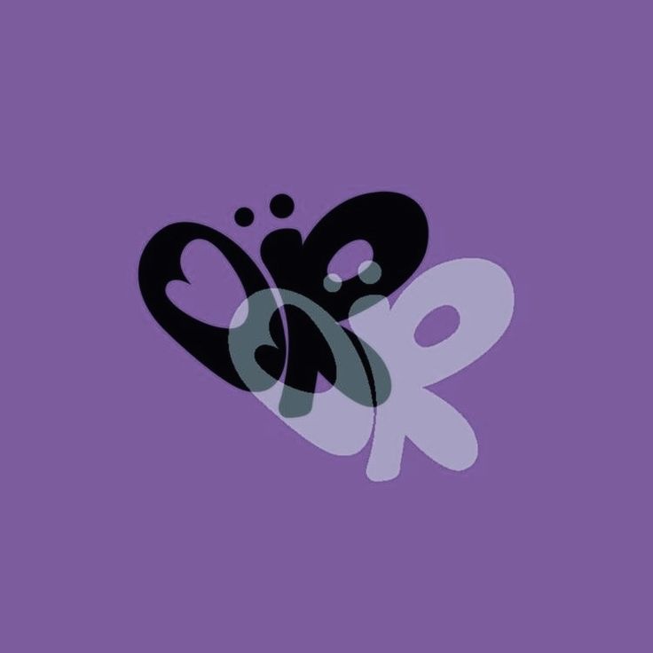 a purple background with black and white designs on the bottom right corner is an image of a butterfly