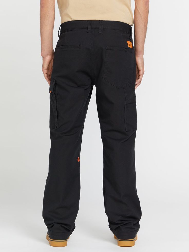 The Workwear Caliper Relaxed Pants perfectly blend durability with comfort. They are made from a tough cotton-nylon-elastane stretch canvas with reinforced stress points to maintain the fit. The relaxed legs offers ease of movement without being too baggy, while multiple pockets keep all those on-the-job essentials close at hand. With Volcom Workwear’s signature style and robust construction, these pants are durable enough for the toughest jobs but stylish enough for everyday wear. Featured here Relaxed Pants, Relax Pants, Mens Workwear, New Pant, Snow Jacket, Pants Straight, Work Pants, Men's Collection, Calipers