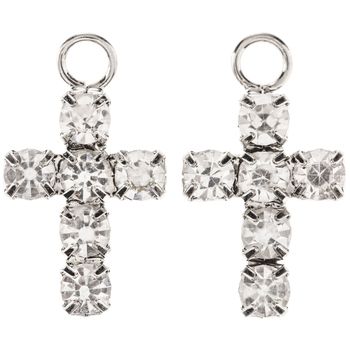 Create a wearable piece of art with Rhinestone Cross Pendants! Featuring clear rhinestones, these pendants are sure to incite compliments. Add them to your next jewelry creation and keep it for yourself, or create a one-of-a-kind thoughtful gift for a loved one! Details: Length: 1/2" Width: 3/8" Metal Color: Silver Card contains 2 pendants. Nickel-free Cubic Zirconia Pendant Jewelry, Diamond Cross Jewelry With Rhinestones, Cross-shaped Diamond Jewelry With Rhinestones, Crystal Jewelry With Bling Round Pendant, White Rhinestone Cross Pendant Jewelry, Crystal Cross Jewelry With Rhinestones, Crystal Rhinestone Cross Jewelry, Crystal Pendant Jewelry With Rhinestones, Crystal Rhinestone Cross Pendant Jewelry