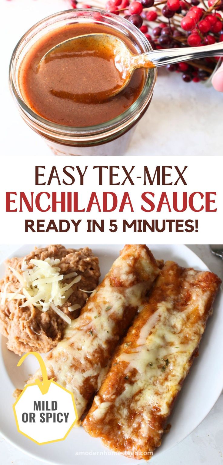 easy tex - mex enchilada sauce ready in 5 minutes