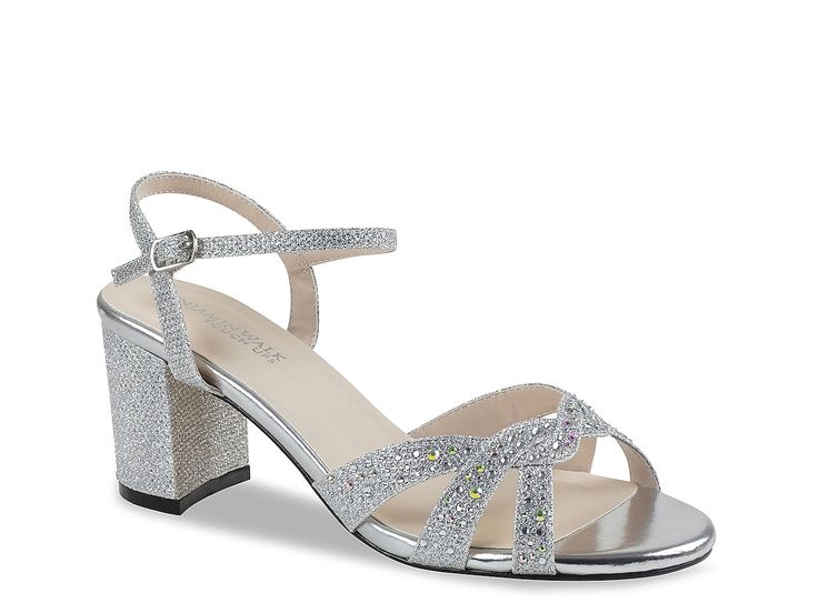 Saw this at DSW! Dress Sandals Flat, Trending Handbags, Navy Sandals, Spring Formal, Bridal Wedding Shoes, Michael Kors Fashion, Prom Looks, Strap Sandals Women, Adidas Fashion