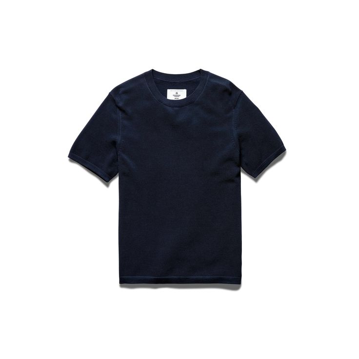 Supima Pique Ace T-shirt | Reigning Champ Classic Solid T-shirt With Ribbed Neckline, Classic T-shirt With Ribbed Neckline, Classic Everyday T-shirt, Classic Crew Neck T-shirt With Ribbed Neckline, Classic Relaxed Fit T-shirt, Classic Cotton Tops With Ribbed Neckline, Classic Cotton Top With Ribbed Neckline, Relaxed Fit Pima Cotton T-shirt With Short Sleeves, Relaxed Fit Pima Cotton T-shirt