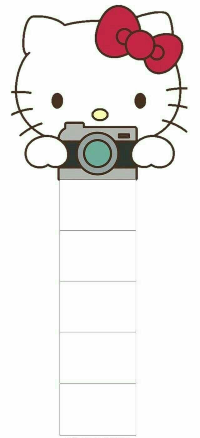 an image of a hello kitty with a camera