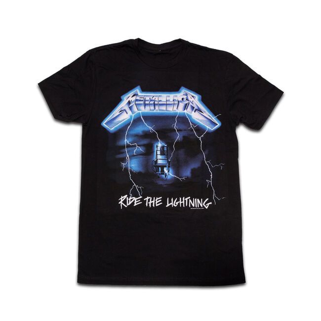 Metallica Ride The Lightning, Metallica Tee, Metallica Concert, Metal Band Logos, Metallica Shirt, Ride The Lightning, Metallica T Shirt, Metal Fan, The Lightning