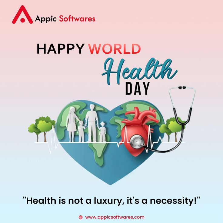 "Together for a Healthier World - World Health Day 2023" #healthcare #WorldHealthDay2023 #staypositive #nature #HealthForAll #HealthyCommunities #itcompany #appicsoftwares World Health Day Theme, Early Detection Saves Lives, World Health Day, World Days, Environment Day, World Environment Day, Health Day, Happy Words, Interactive Activities