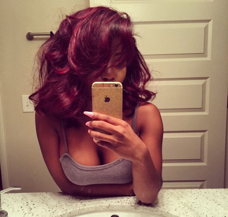 Coming Soon!! Dyed Hair Inspiration, Pelo Afro, Dyed Natural Hair, Pretty Hair Color, Burgundy Hair, Mia 3, Hair Laid, Hair Crush, Baddie Hairstyles