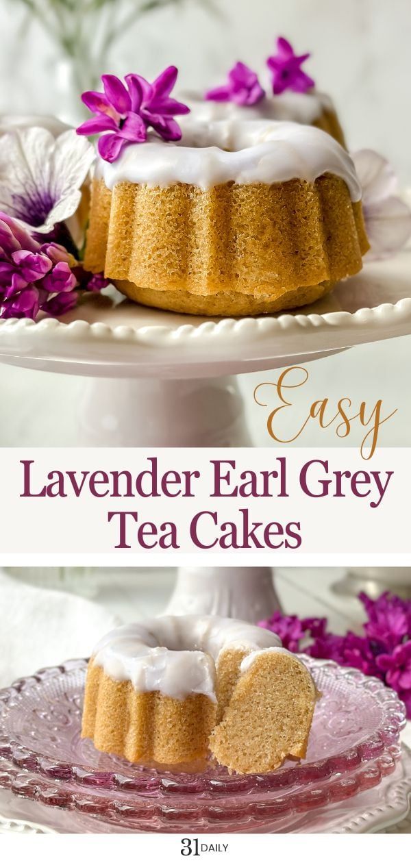 a cake with white icing and purple flowers on top is sitting on a plate