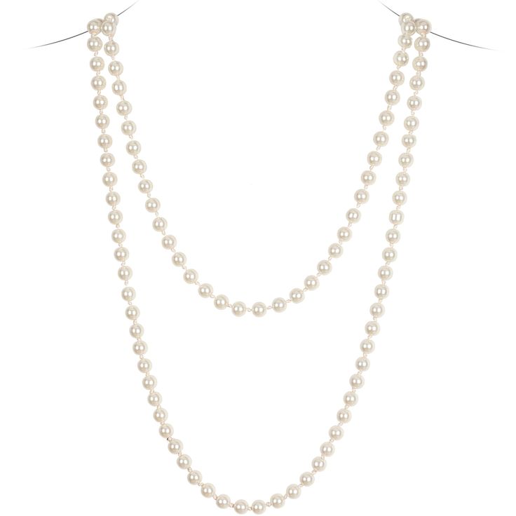 PRICES MAY VARY. The material of long pearl necklace: imitation pearls; Package includes one 55” pearl necklace. Size: the pearl necklace length: 55", the size of per pearl is 8mm. Full bright imitation pearls, weight shows the good quality. Great match with your party dress, you will look more elegant and graceful. This imitation pearl necklace is perfect for wedding, birthday, 20s party, tea party, dance party, prom, celebration, quinceanera, anniversary, engagement and daily look. Best Gift f Bead Pearl Necklace, Necklace For Wedding, Gatsby Costume, Costume Wedding, Long Pearl Necklace, Flapper Necklace, Pearl Strands Necklace, Long Pearl Necklaces, Ashes Jewelry